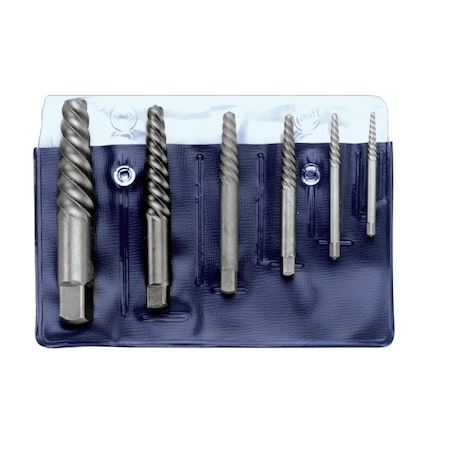 Chicago Latrobe #1-#6 Bright Screw Extractor Set (6Pc) 65036